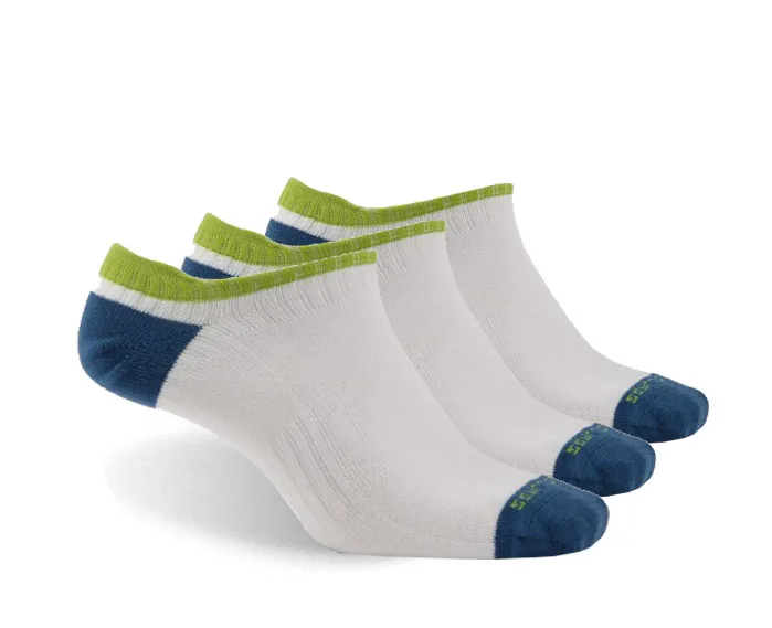 6 pair white blue Спортивные носки для бега, женские носки ZEALWOOD из мериносовой шерсти, антиблистерные походные носки, 2/6 пар - Цвет: 6 pair white blue