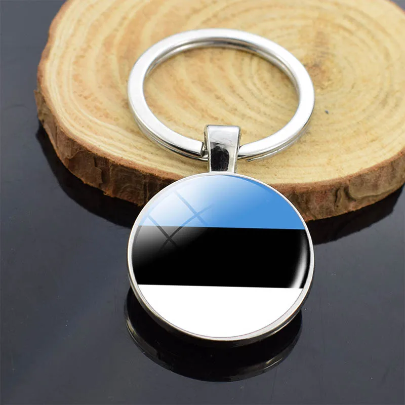 Брелок со стеклянным куполом двухсторонний брелок для ключей в Восточную Европу