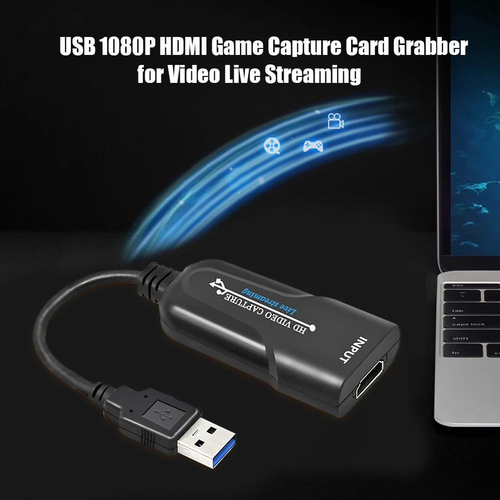 Карта видеозахвата совместимая с HDMI USB 3 0 записывающая коробка для PS4 игр DVD