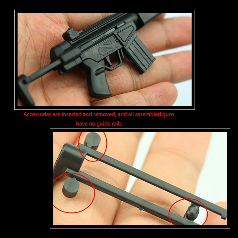 1/6 Sca 1:6 модель ружья Mp40/MP5/MP5SD5/HK53/MK18/KRISS/MP7/UZI ружье бумага для сборки подходит 12 дюймов солдат фигурка