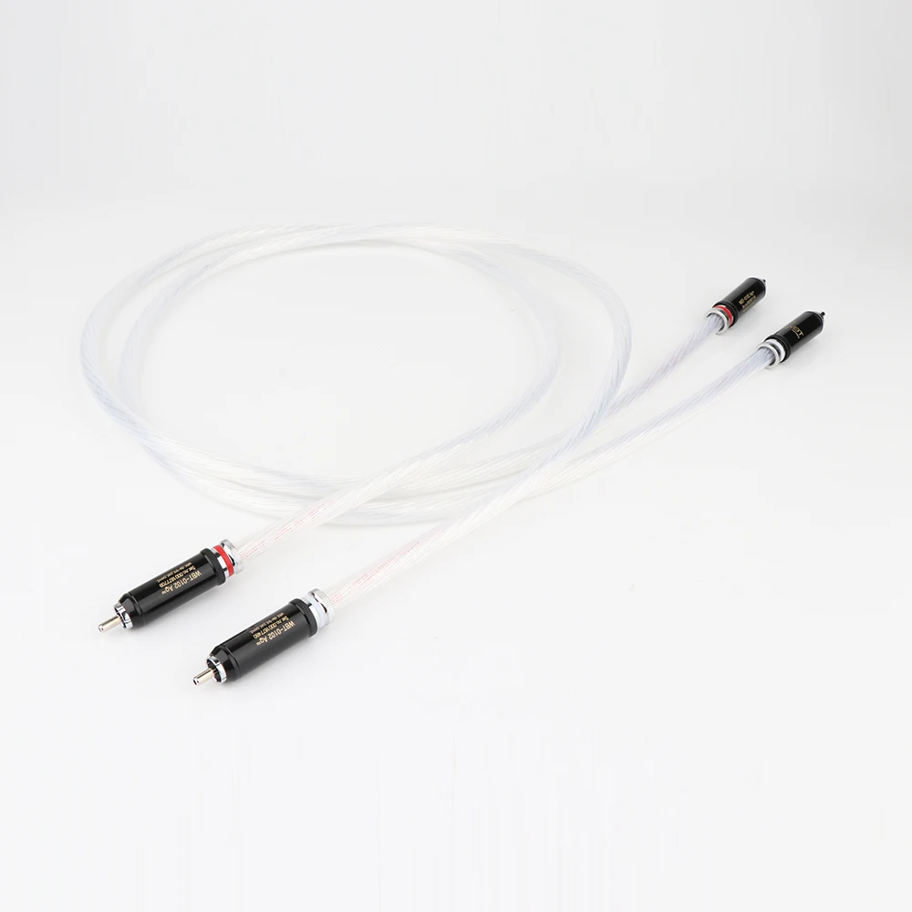 Пара 5N посеребренный RCA аналоговый кабель HIFI аудио для CD AMP|Кабели VGA| |
