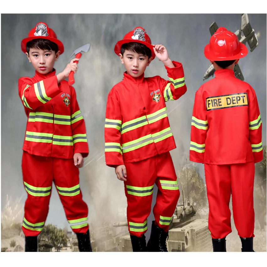 Детские костюмы для косплея красные карнавальные вечерние с игрушками мальчиков