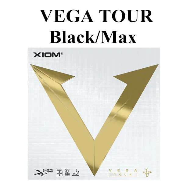 Black XIOM Новинка VEGA TOUR не липкая резиновая новейшая тензорная губка для настольного тенниса резиновая губка для пинг-понга Tenis De Mesa - Цвет: Black