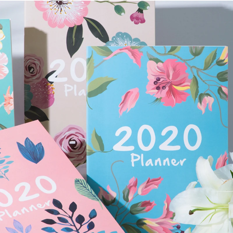 2020 дневник планировщик А4 блокнот ежемесячный недельный календарь записная