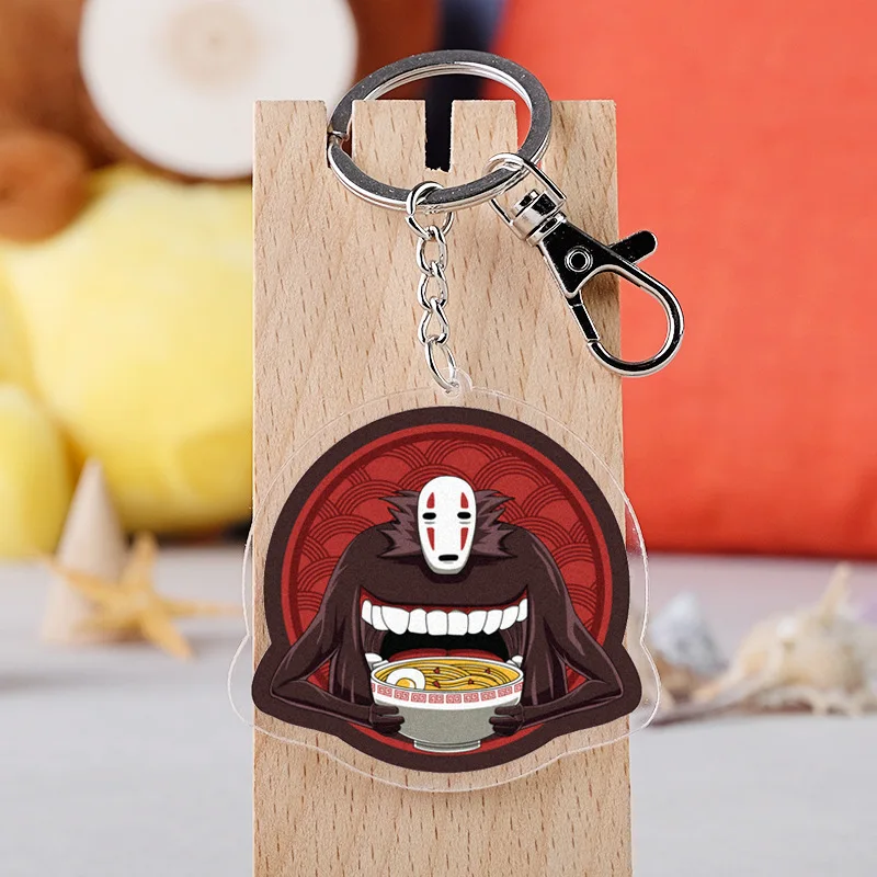 Kiki's Delivery Service Totoro steirted Away No Face Man акриловый фигурный брелок изысканный