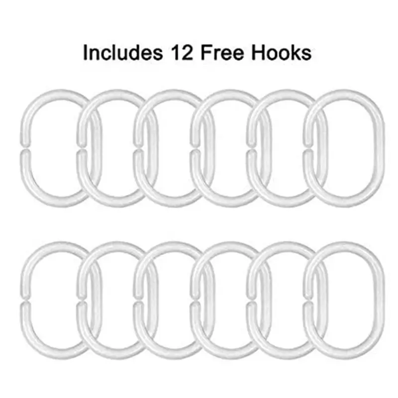 

4PCS/Set Shower Curtain Floor Mat U Shape Mat Toilet Lid Cover Bath Curtain Waterproof Polyester Bathroom Rugs Bath Mat