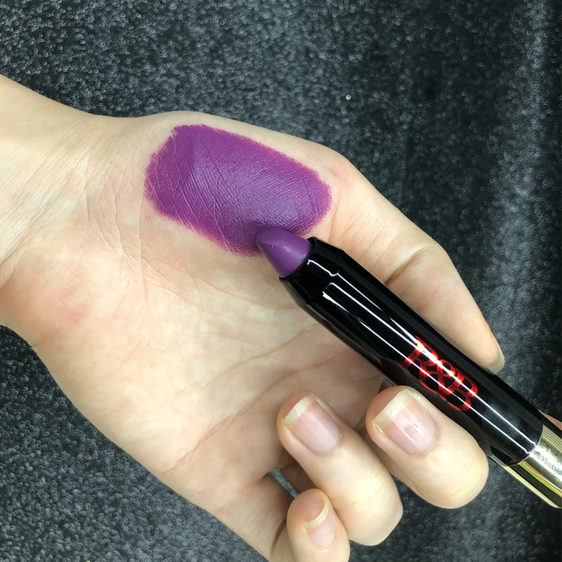 

Прямая продажа с фабрики R & B, фиолетовая помада, шоколадная коричневая помада, оранжевая помада, стойкая стандартная красная помада