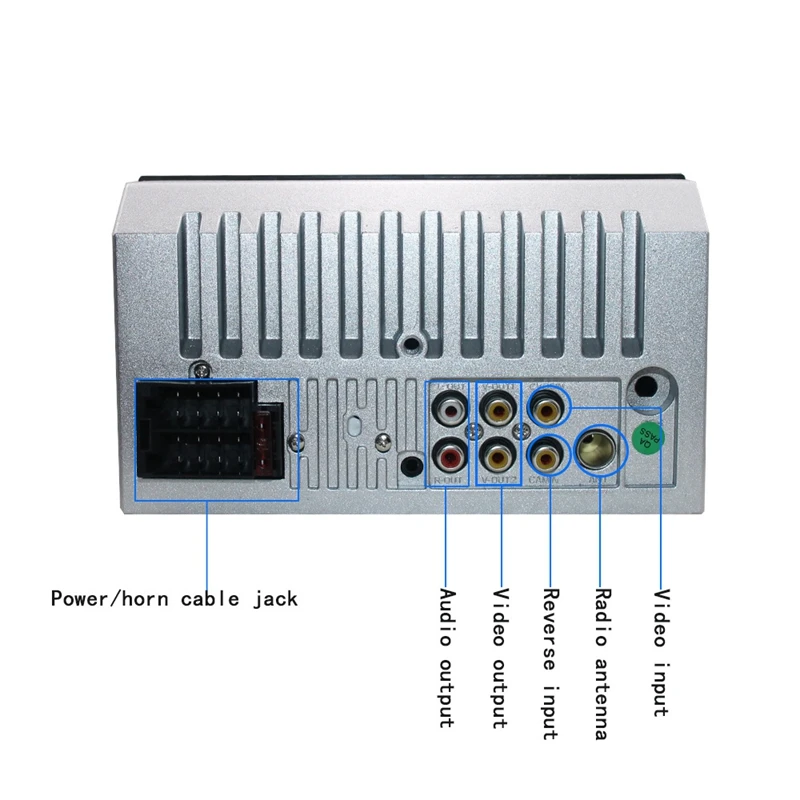 2 Din Автомобильный мультимедийный автомобильный радиоприемник проигрыватель