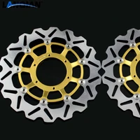 gold motorcycle front disc brake rotor scooter front rear disc brake rotor for honda cbr600 2007 2013 cbr600rr 2003 2014 pattern