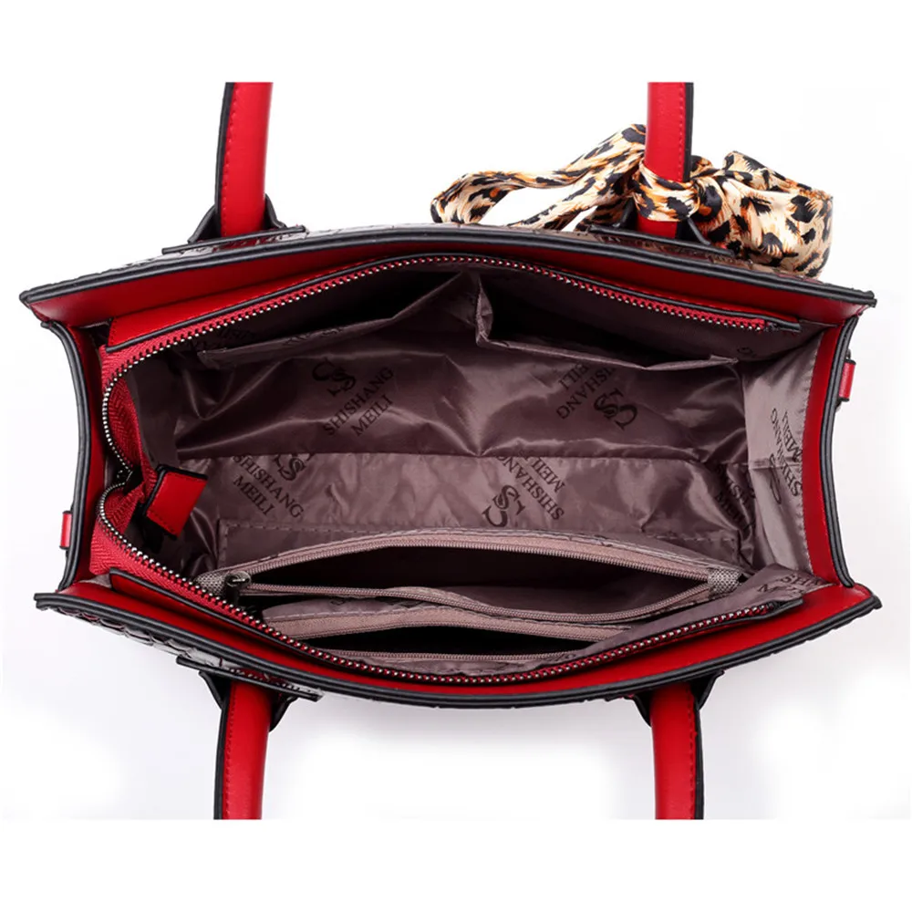 

Vintage Leopard Scarves Totes Luxury Handbags Women Bags Designer High Quality Shoulder Crossbody Bag Casual Top-Handle Bag Sac