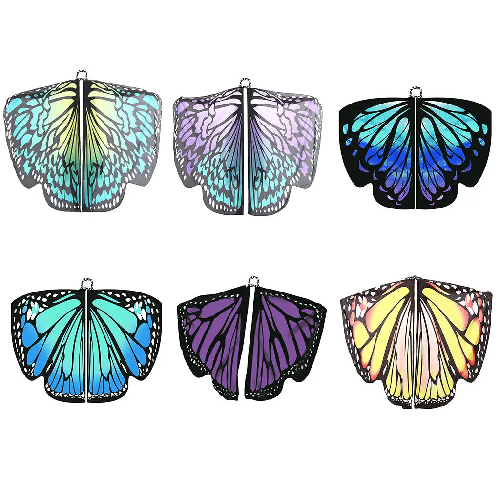 

Butterfly Shawls Scarves Beach Wrap Christmas Party Cosplay Props