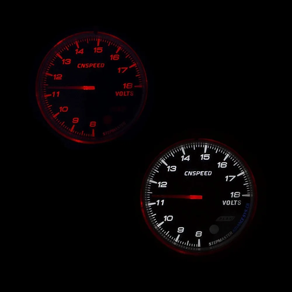 CNSPEED 60 мм вольт метр Температура воды Температура масла Датчик турбо Boost датчик масла пресс метр выхлопных газов датчик температуры EGT/EXT Вакуумный датчик