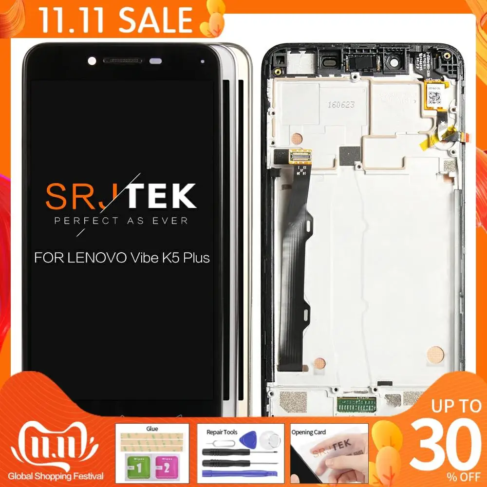Оригинальный 1920x1080 5 &quotдля Lenovo K5 Plus ЖК-дисплей сенсорный экран A6020 A6020A40 A6020A46