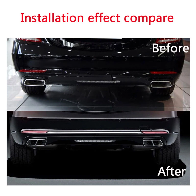 Для Mercedes Benz S Class W222 Coupe R W251 10 17 Gl X166 13 15 Amg часть 304 стальная накладка|Выхлопной узел