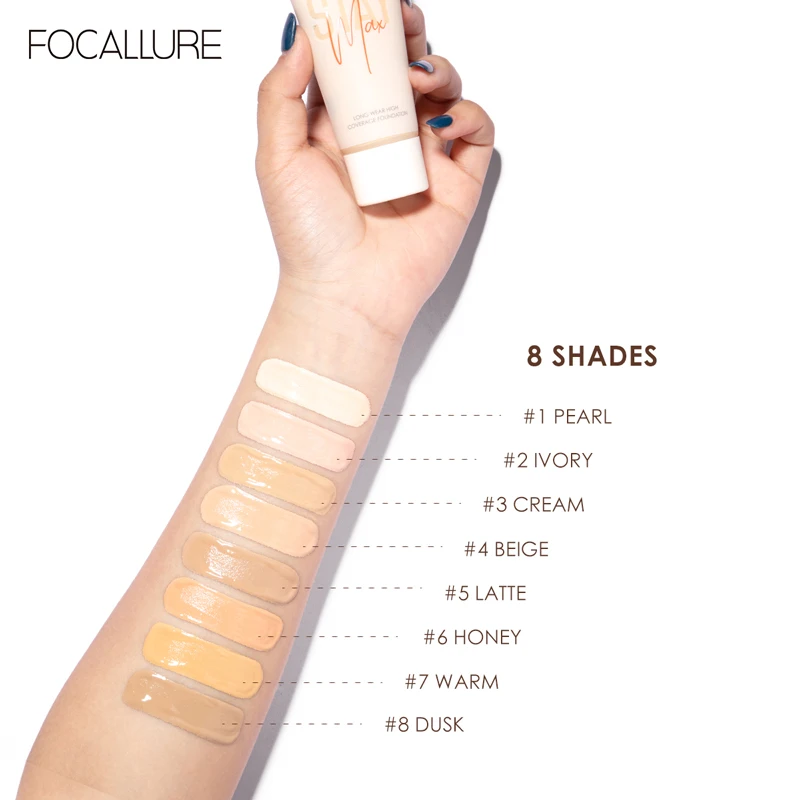 FOCALLURE Pore blurrring матовая основа для макияжа лица контроль жирности Косметика легкая