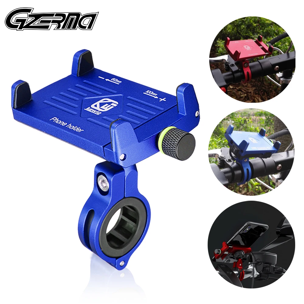 Устойчивый к тряске держатель для телефона из алюминиевого сплава на руль