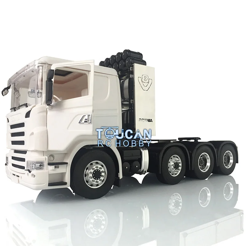 

LESU 8*8 Metal Chassis 1/14 RC Tractor Truck Hercules Scania Cabin Remote Control Toys Electric Car Motor for TAMIYA Model