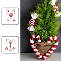 christmas style bright colored exquisite christmas style hanging widget for decoration