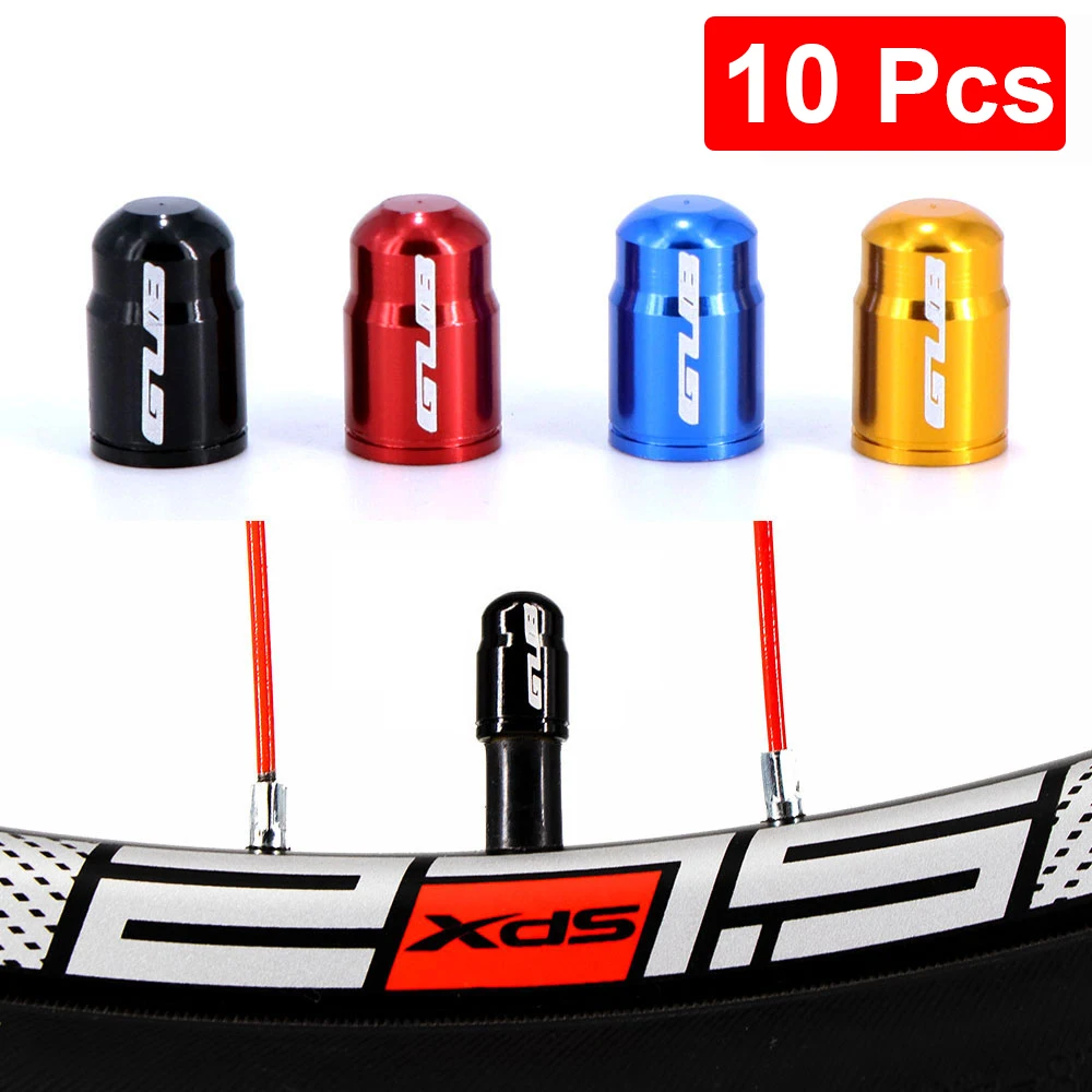 10 шт. алюминиевая крышка клапана для велосипедных шин s Универсальная мотоциклов