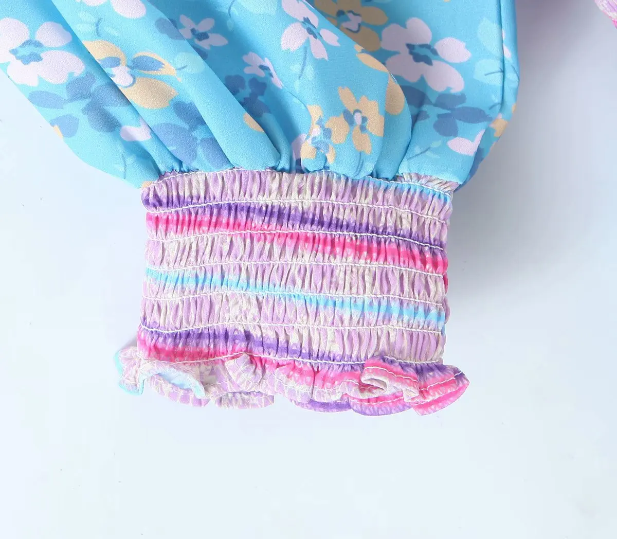 

New romantic printed ruffled square collar bubble sleeve dress with big swing skirt party dress Anime dress cartoon character