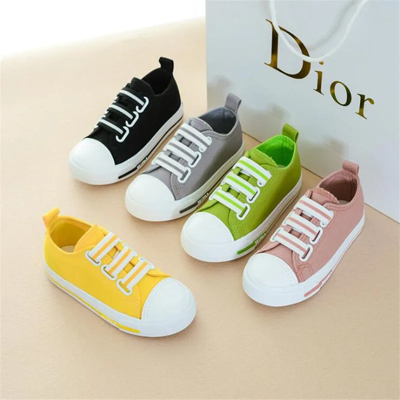

Brand children's shoes boys canvas shoes 2019 spring autumn new girls breathable sports shoes candy color kids baby casual shoes