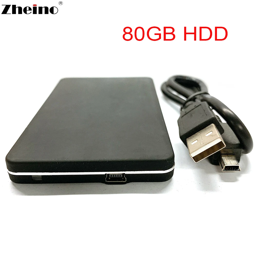Внешний жесткий диск Zheino для ноутбука настольного ПК 1 8 дюйма CF на USB 2 0 80 Гб |