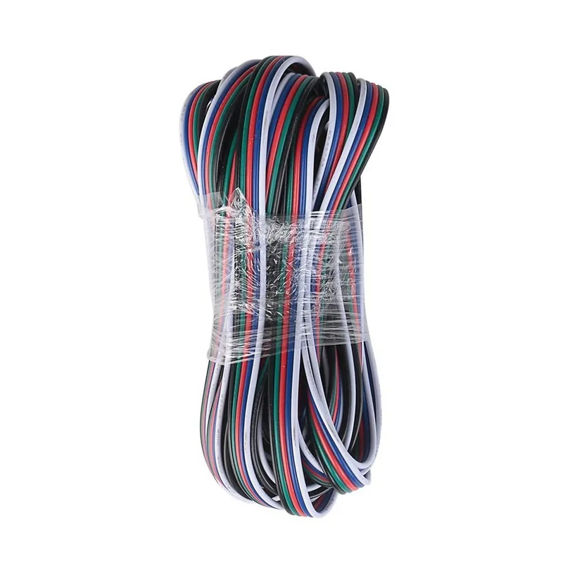 5 м 100 контактный кабель провод 22 AWG RGB удлинитель