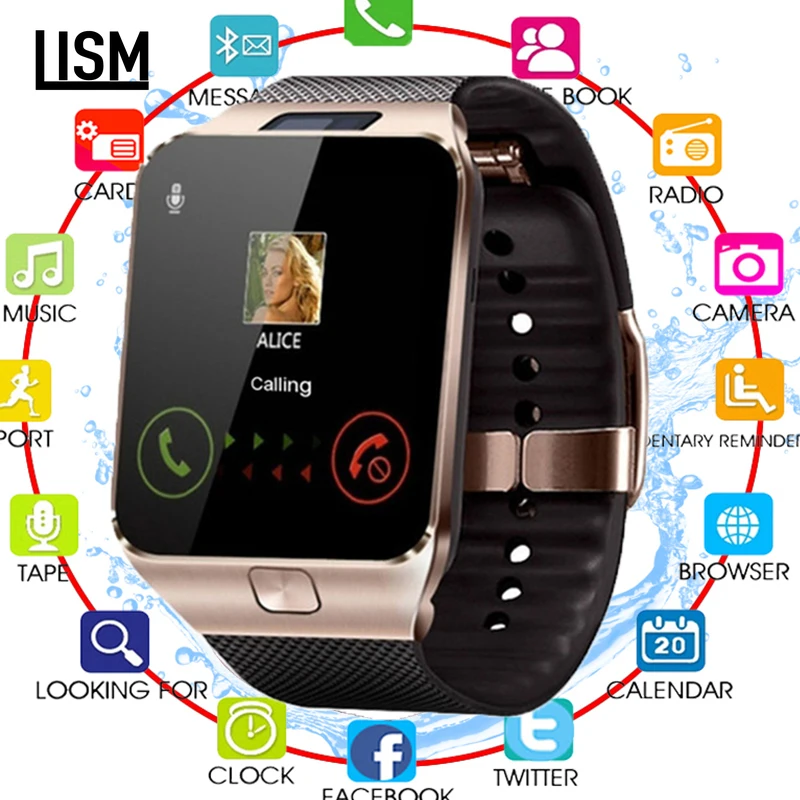 2019 Bluetooth Smart Watch Men Relogio DZ09 Reloj Inteligente Smartwatch SIM TF Camera for Android Apple IPhone IOS | Электроника