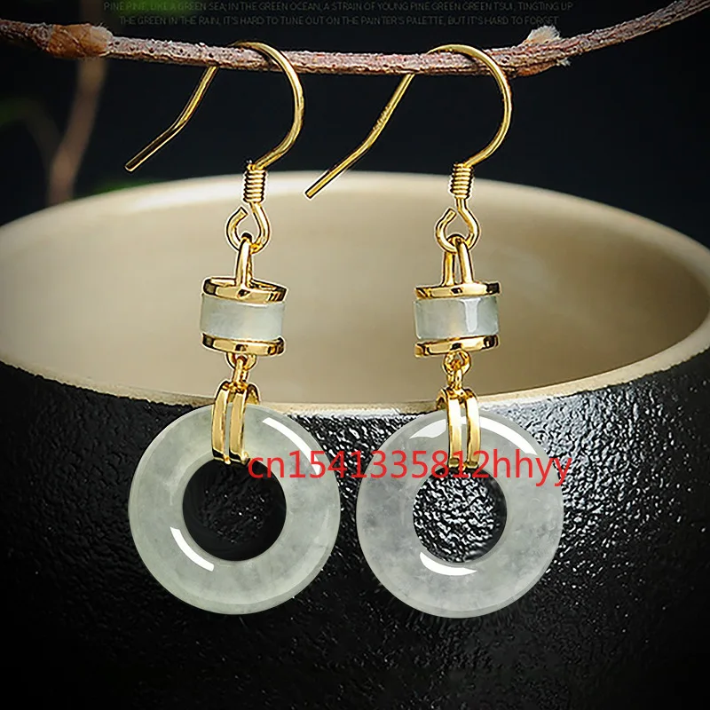 

Лидер продаж, модные серьги из серебра 925 пробы с белым нефритом, очаровательные ювелирные изделия, резные серьги для женщин и мужчин, модные...