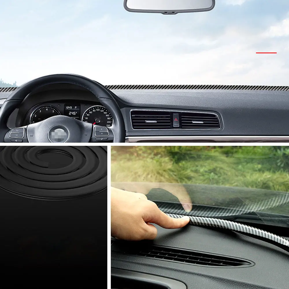 Приборная панель Гибкая уплотнительная лента наклейка для автомобиля из