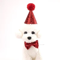 happy birthday pet dog cat puppy accessories supplies for small dogs teddy cat collar tie bow dog fashion bandana