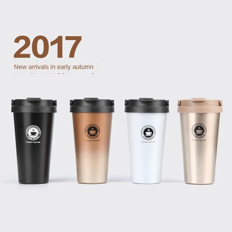 Кофейная чашка внутри и снаружи из нержавеющей стали Вакуумная изоляционная