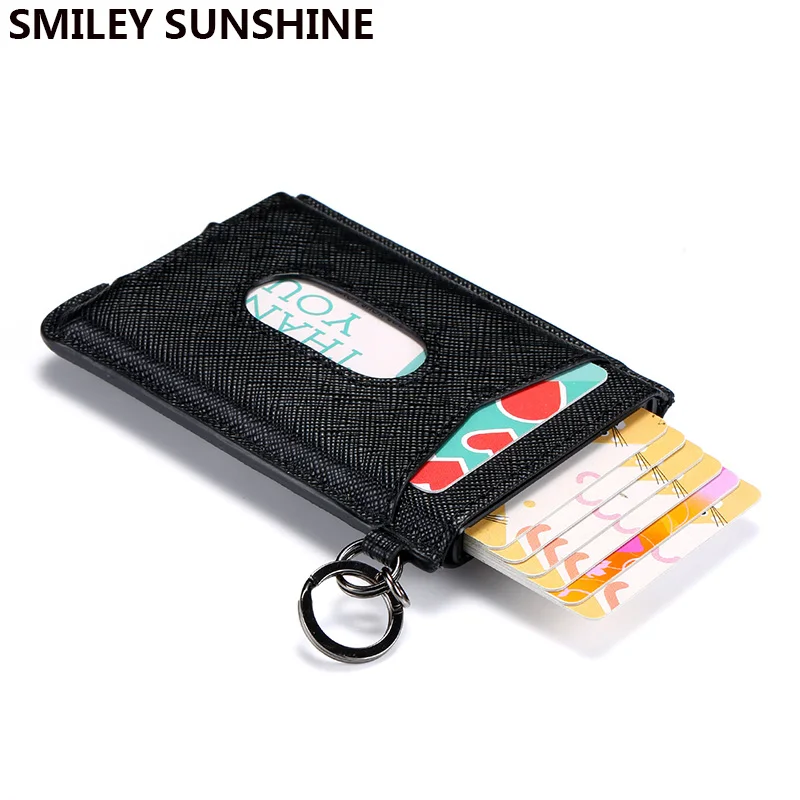 Высококачественный мужской кошелек с Rfid защитой для кредитных карт деловой