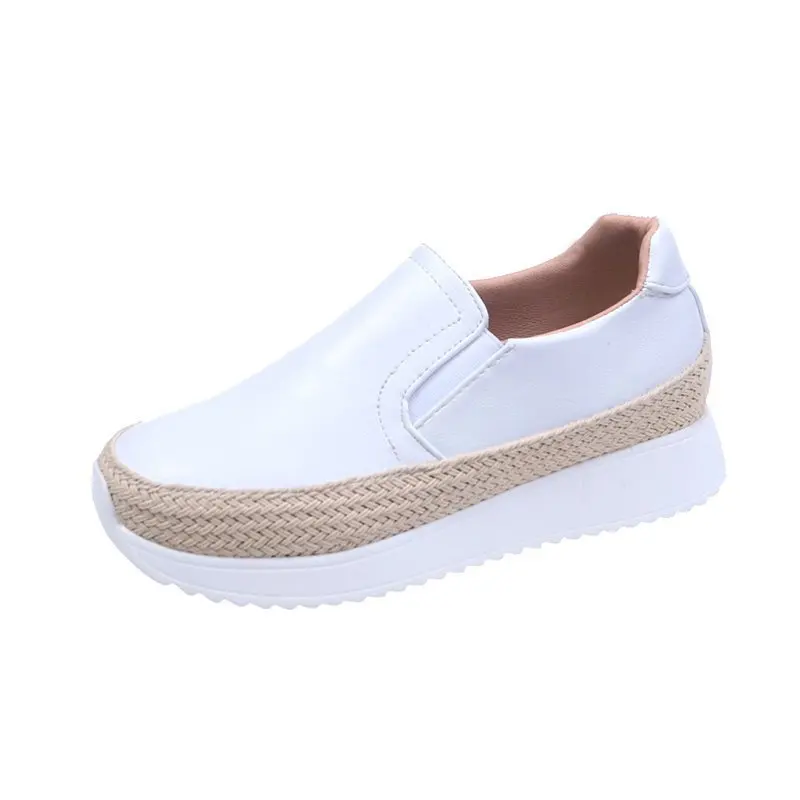 

Platform Shoes 2020 Comfort Creepers Bling Loafers Platform Shoes Woman Slip On Swing Women Flats Shoes Zapatos Chaussure