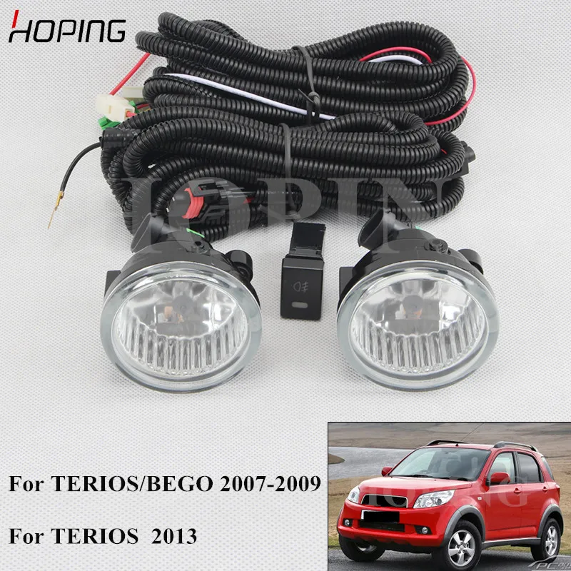 1 комплект противотуманных фар хорошего качества полный для DAIHATSU TERIOS/BEGO 2007 2008 2009