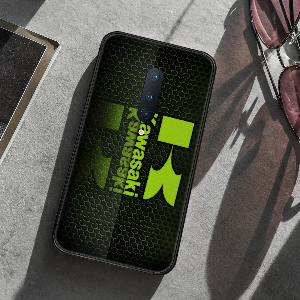 

Japan brand Kawasaki Phone Case Cover Hull For 1+ Oneplus 5T 6 6T 7 7T 8 8T Pro black Prime Trend Hoesjes Soft Back Fashion