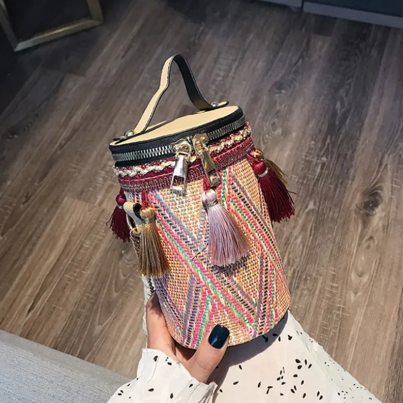 Женские сумки с кисточками для девочек Новинка лета-осени 2019 сумка-мессенджер в
