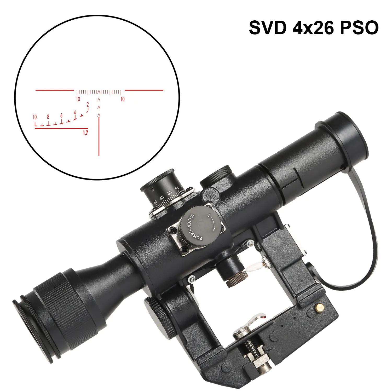 Охотничья винтовка SVD 4x26 PSO оптический прицел для пневматического ружья