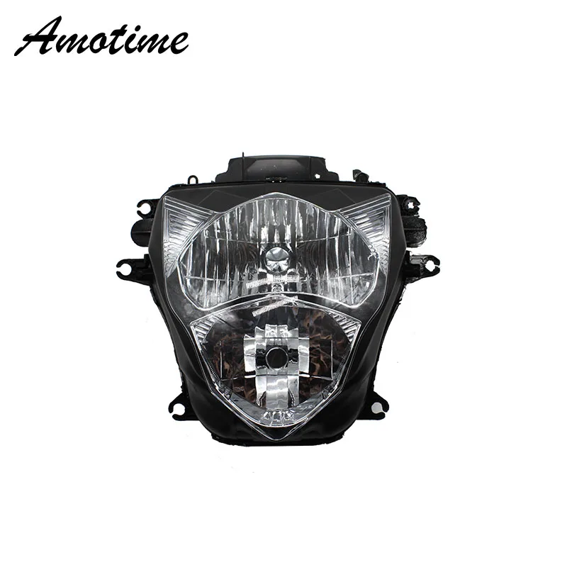 Передний налобный фонарь светильник в сборе прозрачный для Suzuki GSXR600 GSXR750 GSXR 600 750