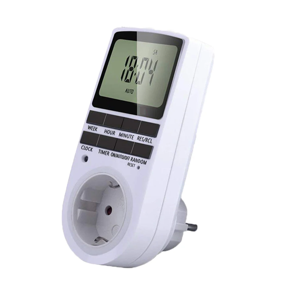 Цифровой таймер штепсельная вилка Европейского/американского стандарта 50 Гц 7