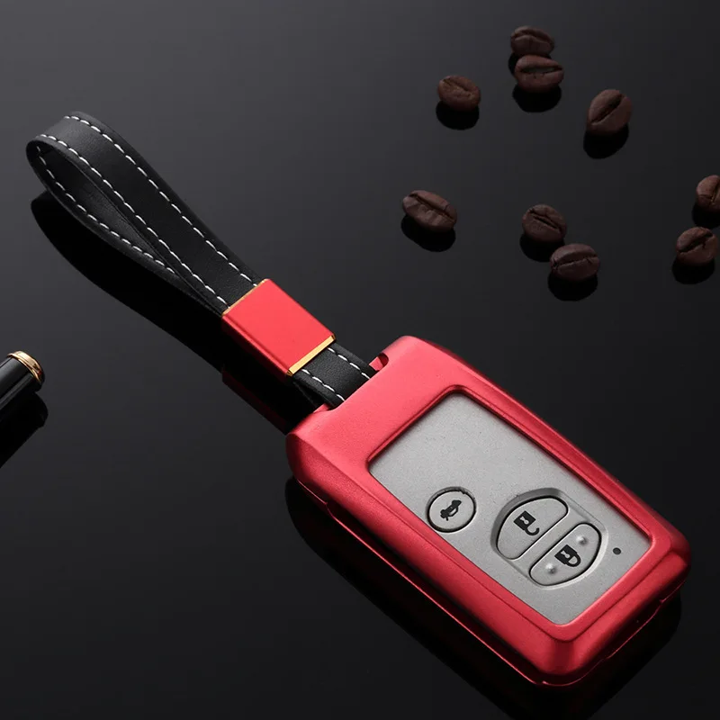 2019 легкий высококачественный чехол для ключей из алюминиевого сплава Toyota 2010 Prado 11