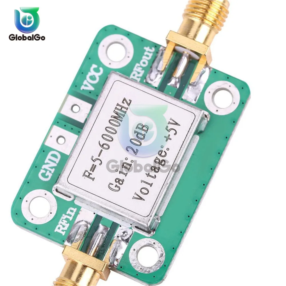 5-6000 МГц RF 20 дБ усиление широкополосного сигнала Плата усилителя мощности 5M-6 ГГц DC