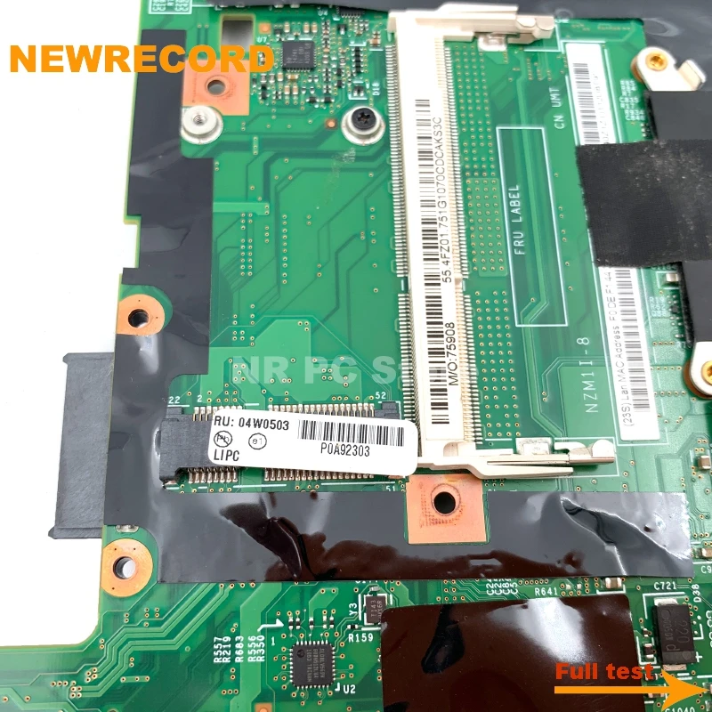 newrecord 63y1583 63y1481 63y1483 75y4066 60y5713 04w0503 laptop motherboard for lenovo thinkpad t410 t410i main board hm55 free global shipping