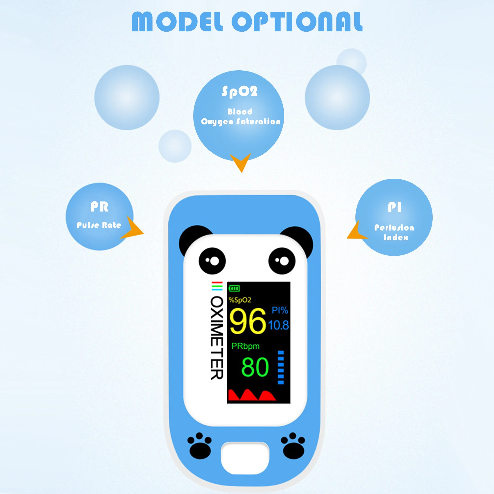 Пальчиковый пульсоксиметр для младенцев