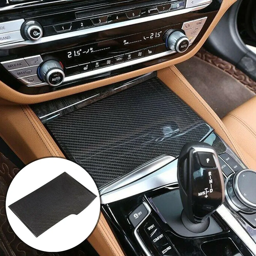 

Car Cover Trim Cover Trim Stickers Decoration Interior Real Carbon Fiber Durable Practical