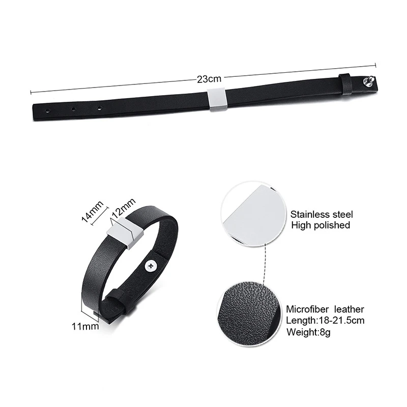 

DAD BRACELET WITH KIDS NAMES LEATHER BRAZALETS FOR MEN WRISTBAND PERSONALIZED GIFT