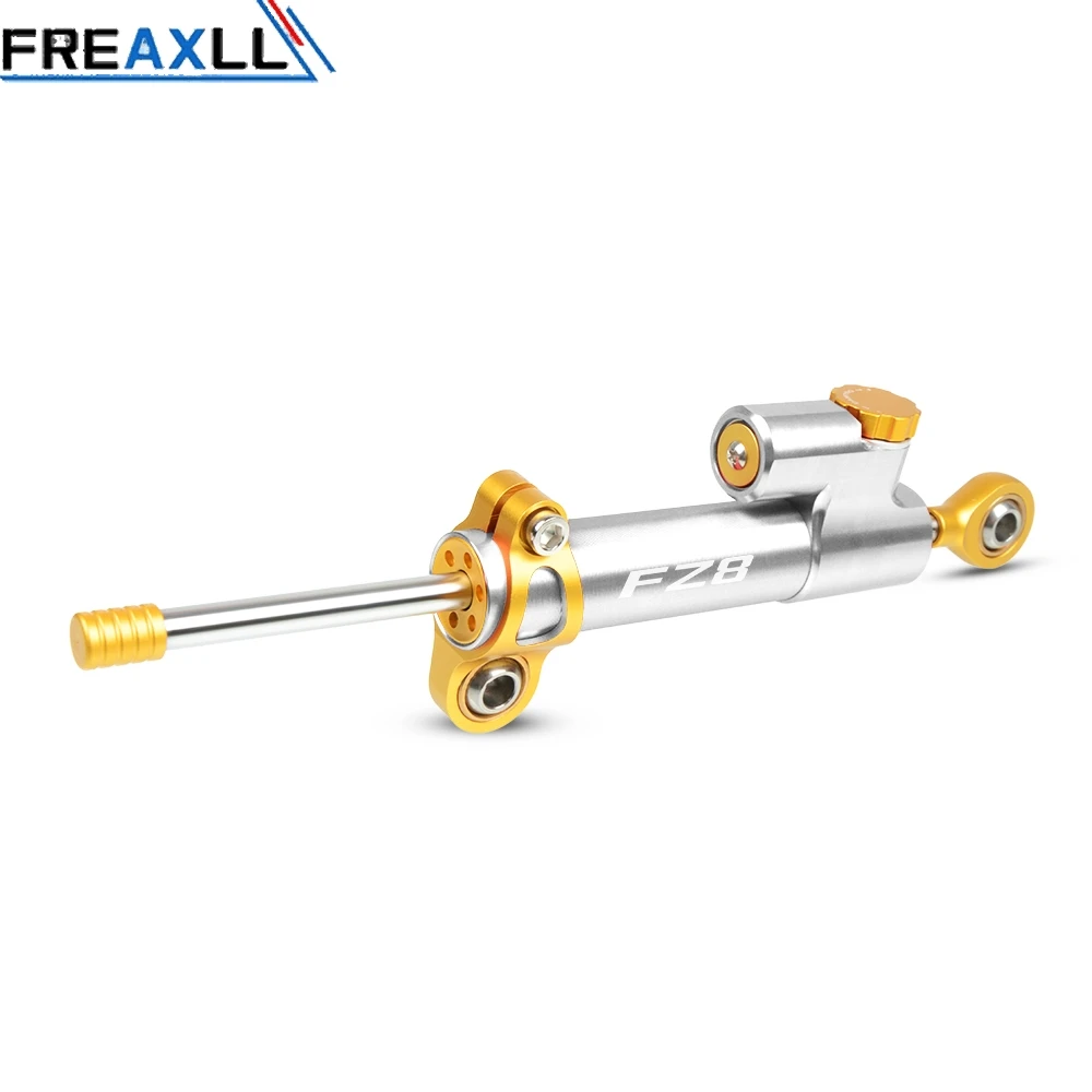 Gold-Silver For Yamaha FZ8 FZ 8 2011 2012 2013 Motorcycle Accessories Damper Stabilizer Damper Steering Reversed Safety Control - Цвет: Gold-Silver