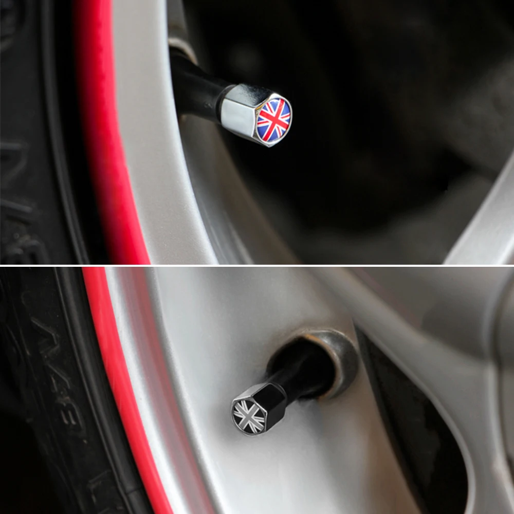 Колпачки воздушных клапанов шин для стайлинга автомобиля колпачки Mini Cooper One S JCW R55