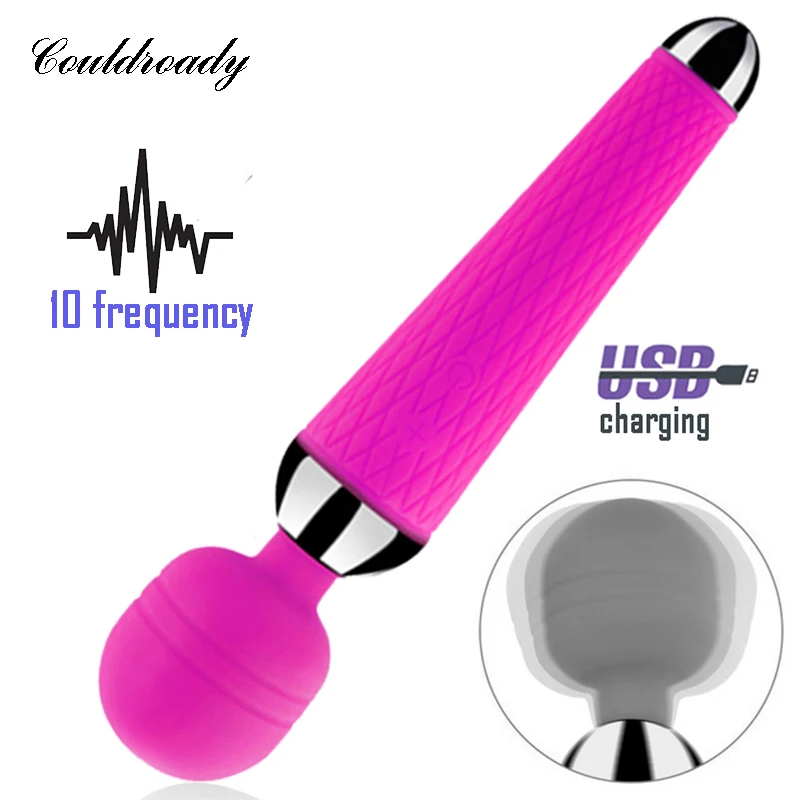 Волшебная палочка вибратор для женщин секс продукты AV Вибраторы USB