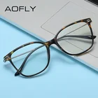 AOFLY квадратный синий светильник, очки для мужчин, Анти-усталость, близорукость, очки по рецепту, оправа для мужчин, зеленое покрытие, компьютерные очки для женщин и мужчин